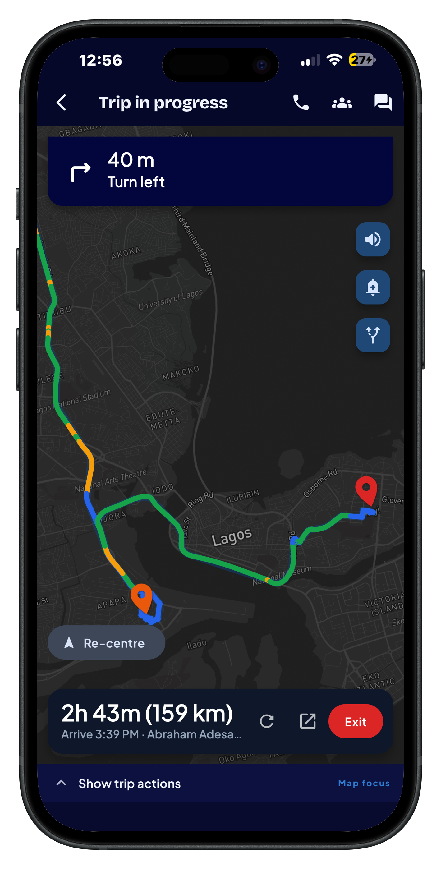 QR Check-in & Live Ride