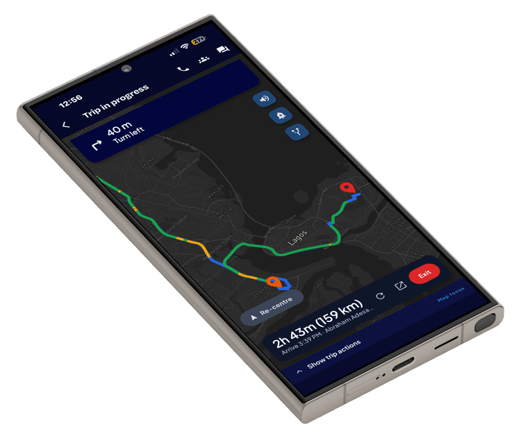 RideMesh Live Map